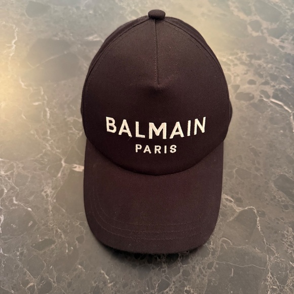 LIKE NEW Balmain Embroidered Baseball Cap main image 4